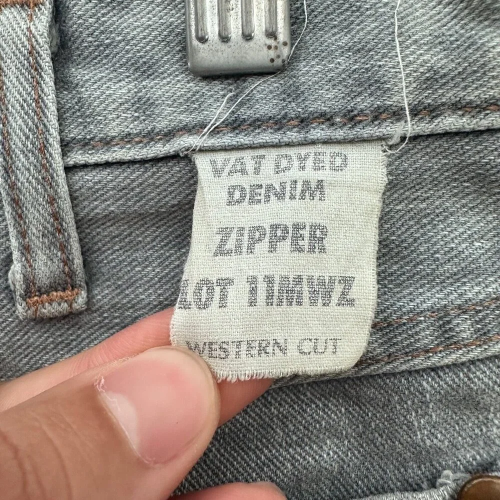 Vintage Wrangler Jeans Mens 30 (28x31) Blue Blue Bell Western Cut Made In Japan